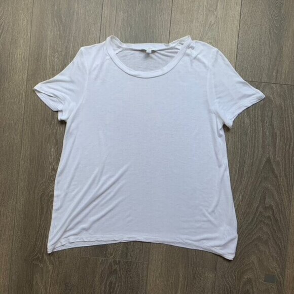 Aritzia Wilfred T-shirt Tee Short sleeve White Crew neck Casual Basic Size XS - Picture 5 of 15